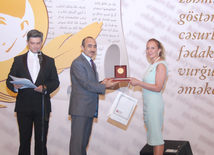 Media representatives receive awards in accordance with Azerbaijani president’s order. Baku, Azerbaijan, Jule 22, 2015